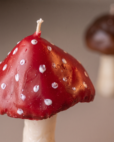 Fliegenpilz-Kerze im Detail – The House of Nocturne