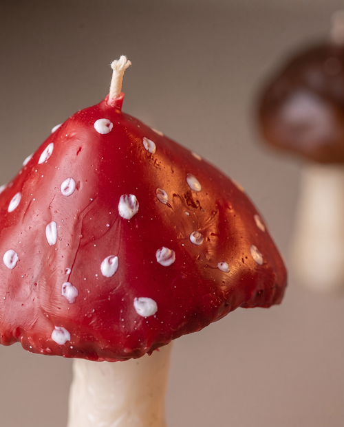 Fliegenpilz-Kerze im Detail – The House of Nocturne